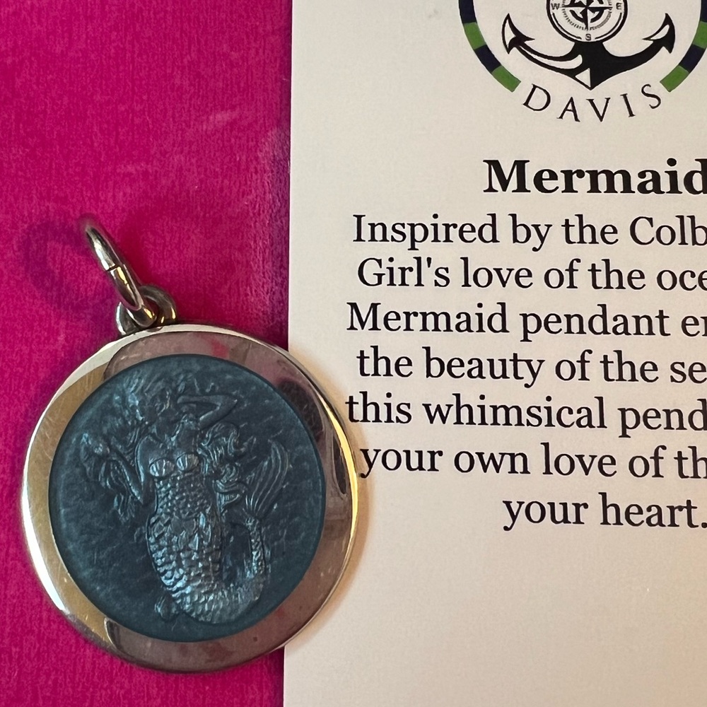 Colby Davis Medium Pendant.  Grey MERMAID